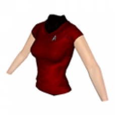 Red Uniform Top